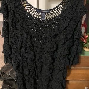 Plus Size Crocheted top